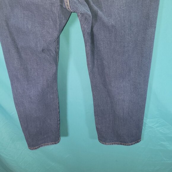 Lucky Brand Mens 181 Relaxed Straight Jeans Size 40X30 Dark Wash Denim - Picture 10 of 10